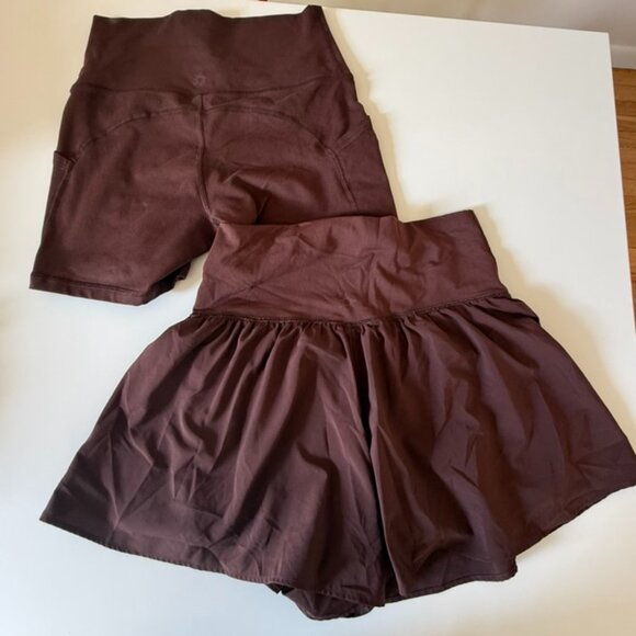 BUNDLE - Brown Aerie athletic shorts - Picture 1 of 6
